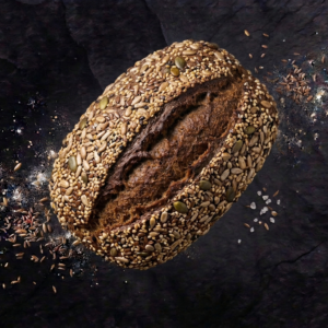 Pan con mezcla de semillas (sésamo, lino).